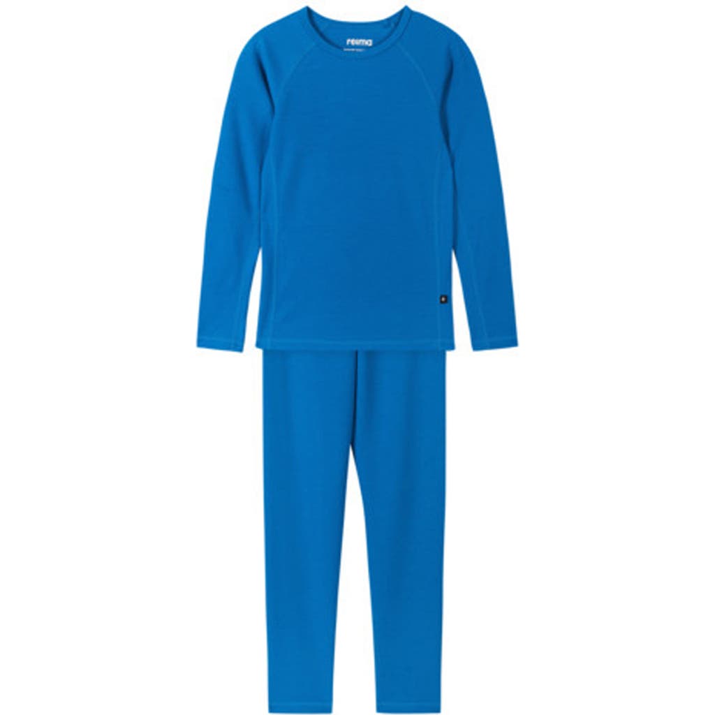 Reima Kids' Lani Thermal Top & Pants Set In Bright Blue
