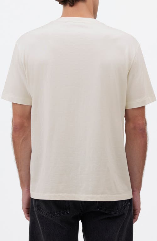 Madewell Garment-dyed Allday Crewneck Pocket Tee In Soft White