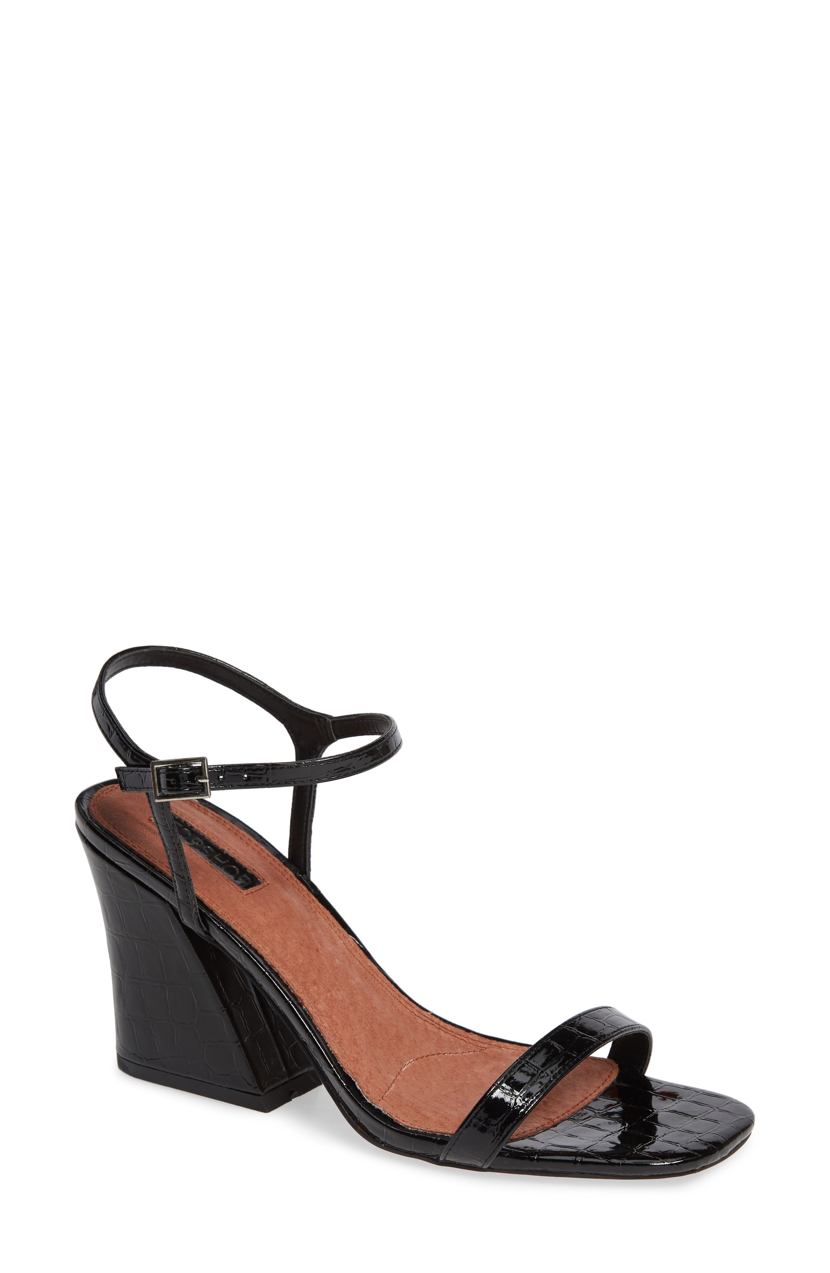 remy block heel sandals