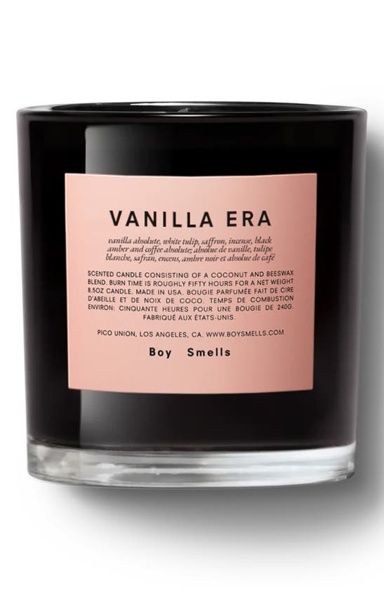 Boy Smells Vanilla Era Scented Candle, 8.5 oz In Black