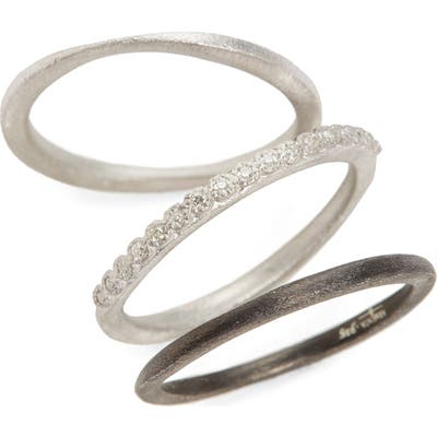 Armenta New World Set Of Three Stacking Rings