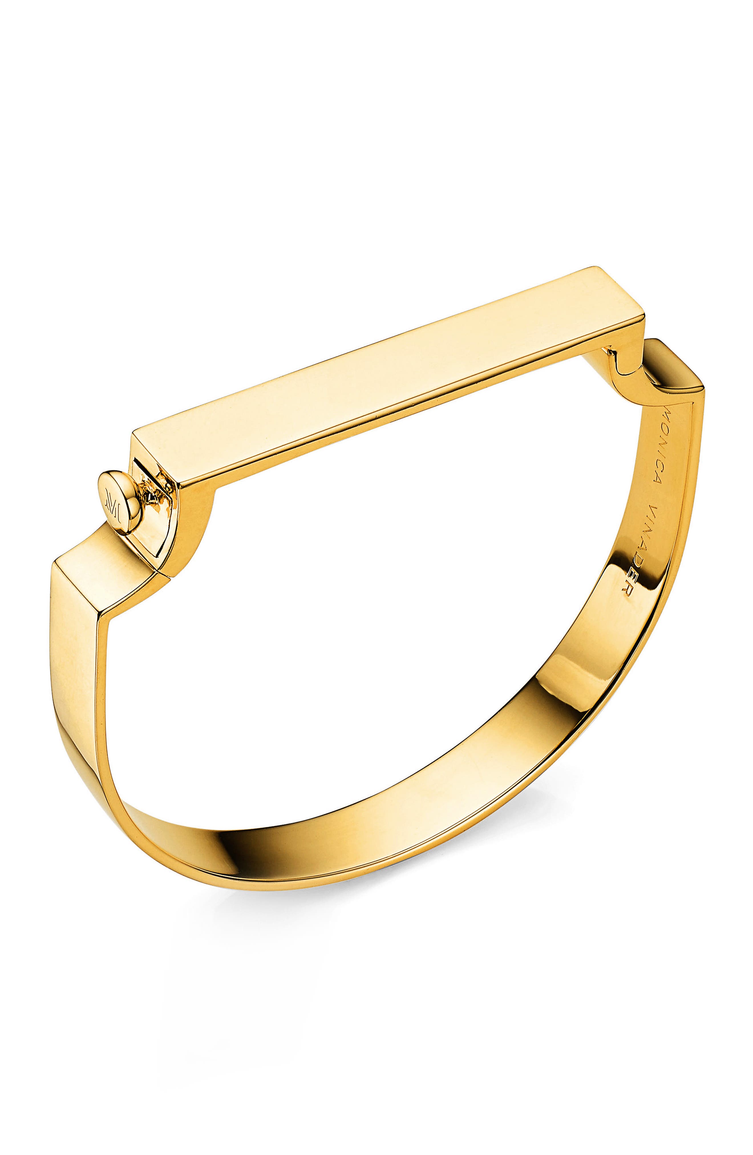 Gold Signature Bangle Monica Vinader Accessories Jewelry Bracelets 