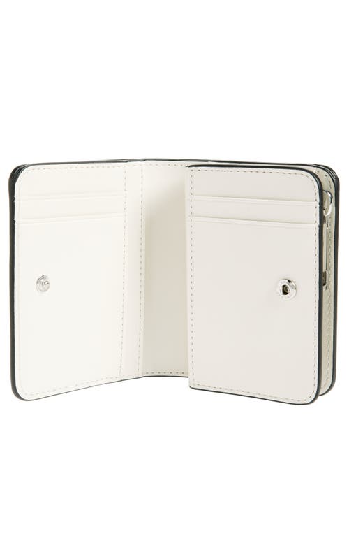 Marc Jacobs Trademarc Mini Compact Wallet In Cotton