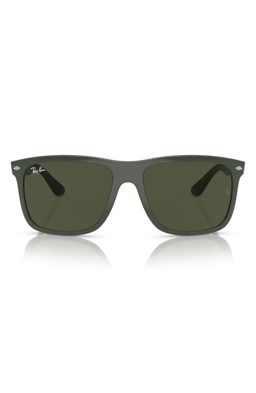 Ray-Ban 60mm Boyfriend Two Square Sunglasses in Green at Nordstrom