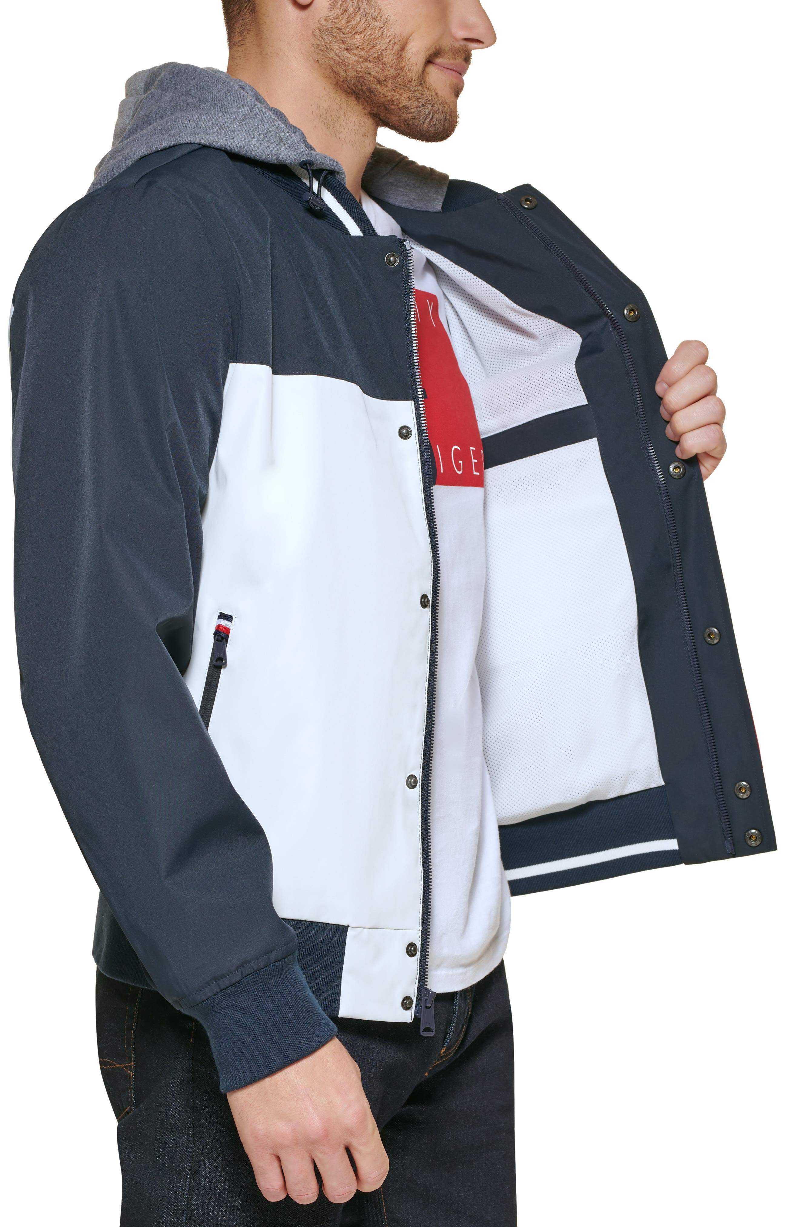 tommy hilfiger maddy hooded bomber jacket