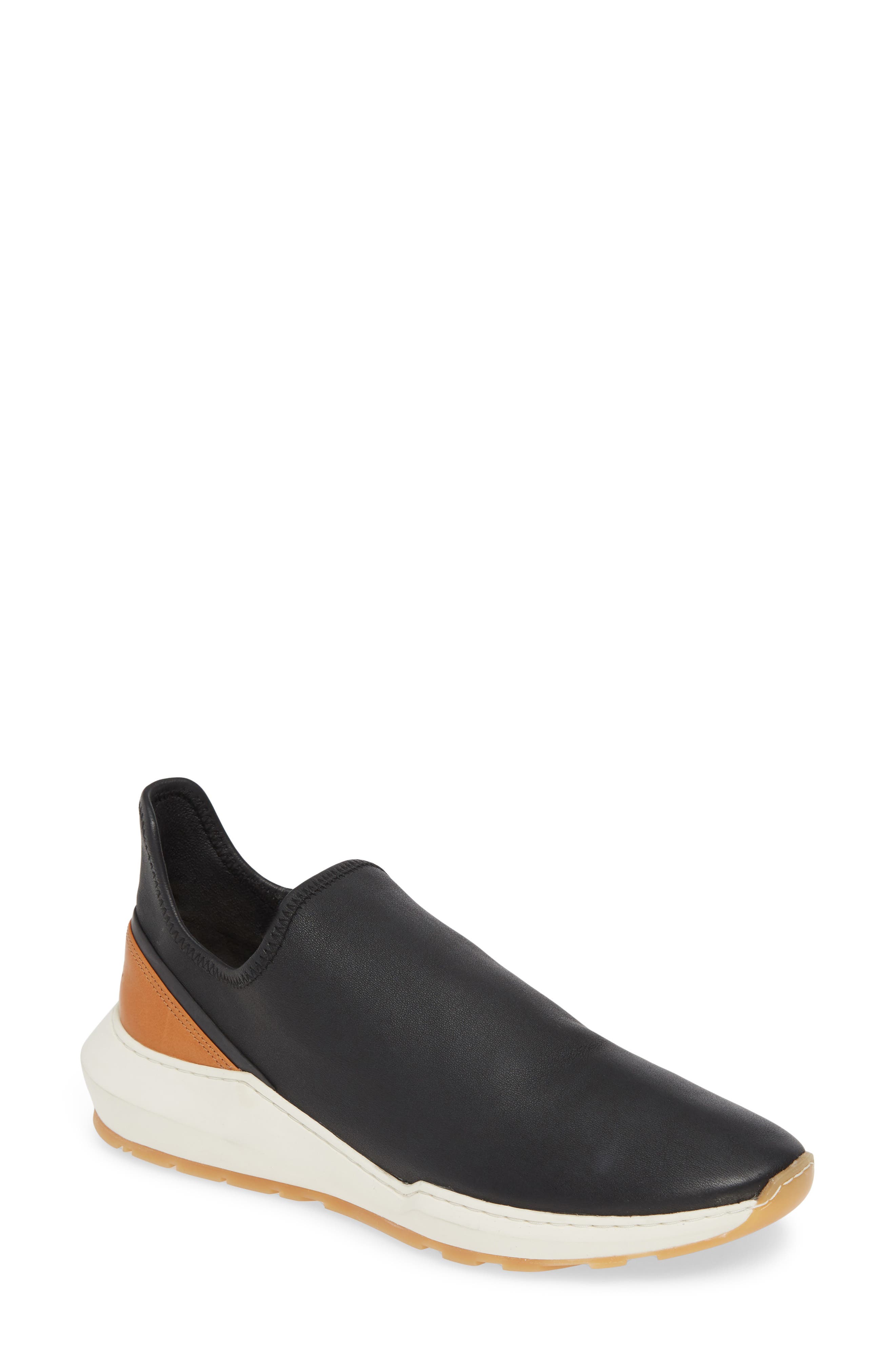 vince leather slip ons