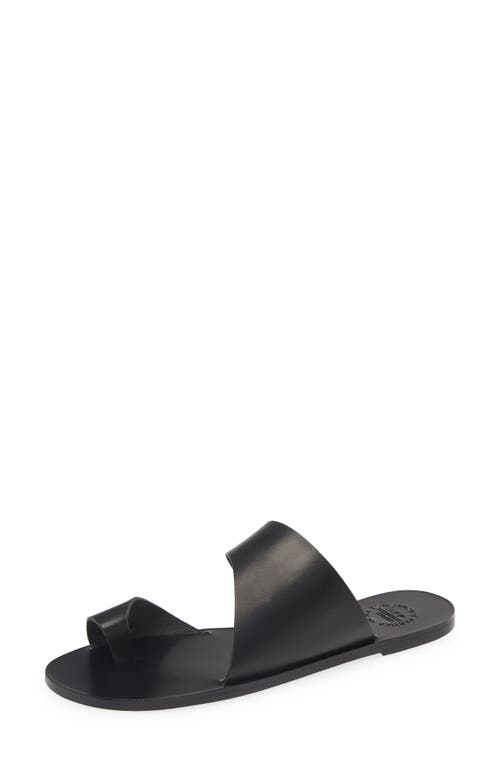 Centola Slide Sandal in Black