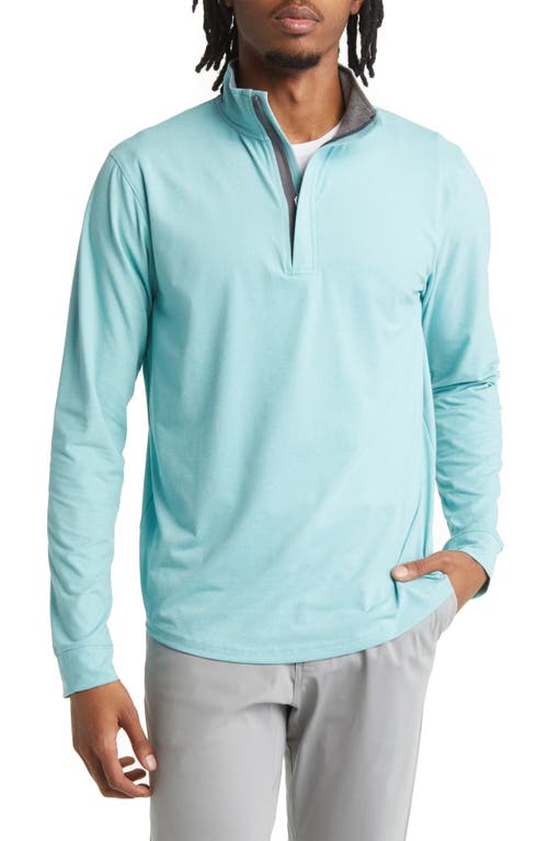 Swannies Cole Quarter Zip Golf Pullover Marine-Heather at Nordstrom,