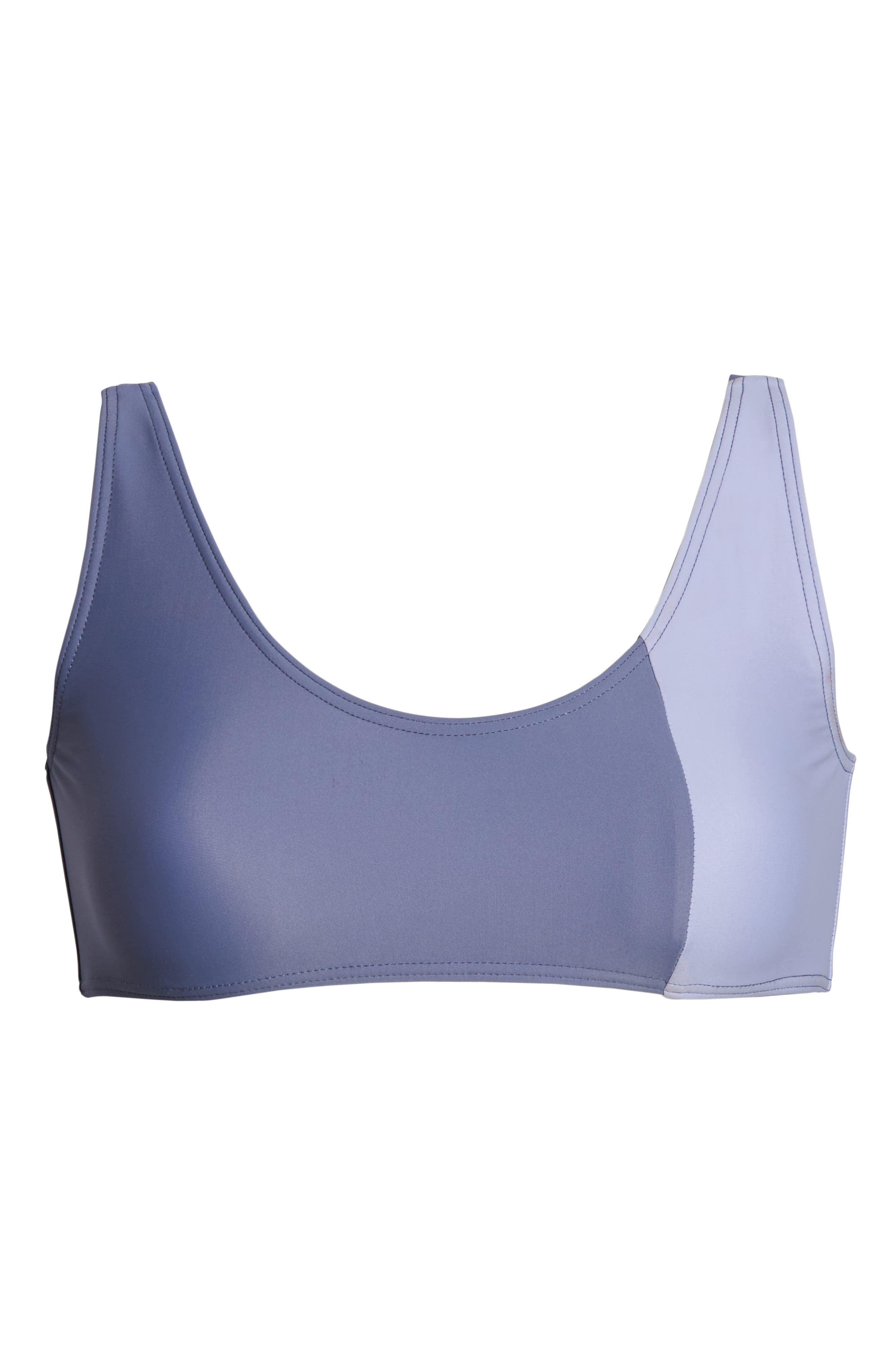 Chromat Mica Duotone Bikini Top, Purple