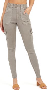 Brand NEW Spanx Stretch Twill Ankle Cargo Pants Honeyglow Women's