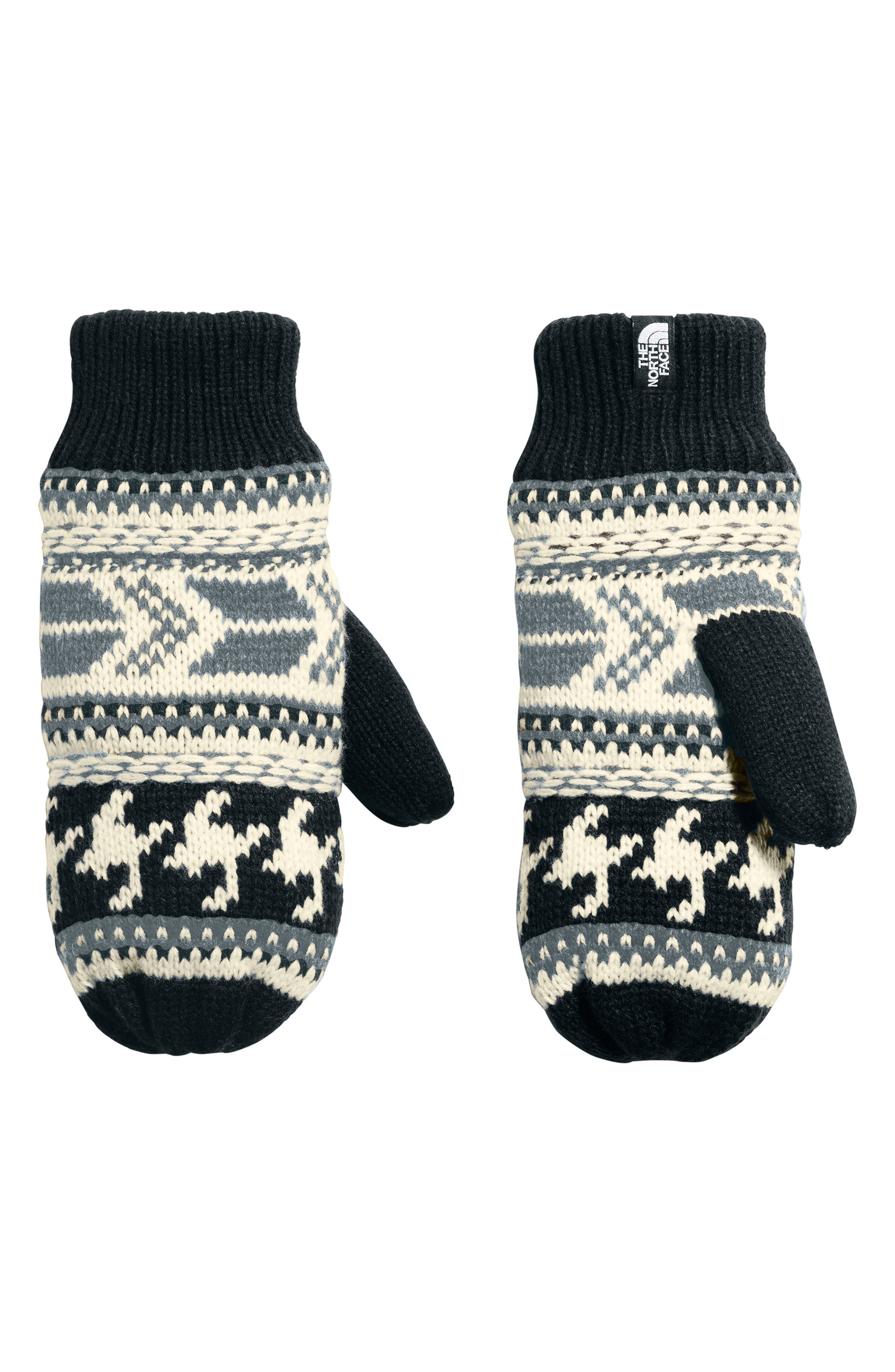 the north face fair isle mittens