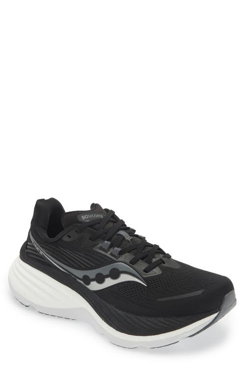 Shop Saucony Hurricane 24 Running Shoe In Black/carbon