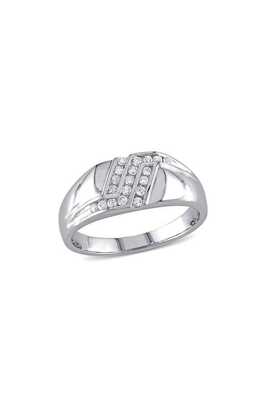 Delmar Diamond Ring In White Gold