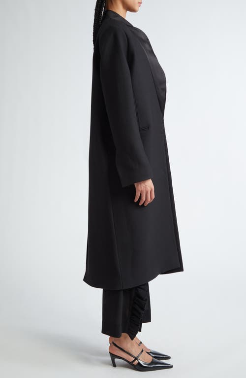 Shop Bite Studios Petal Wool Coat In Black