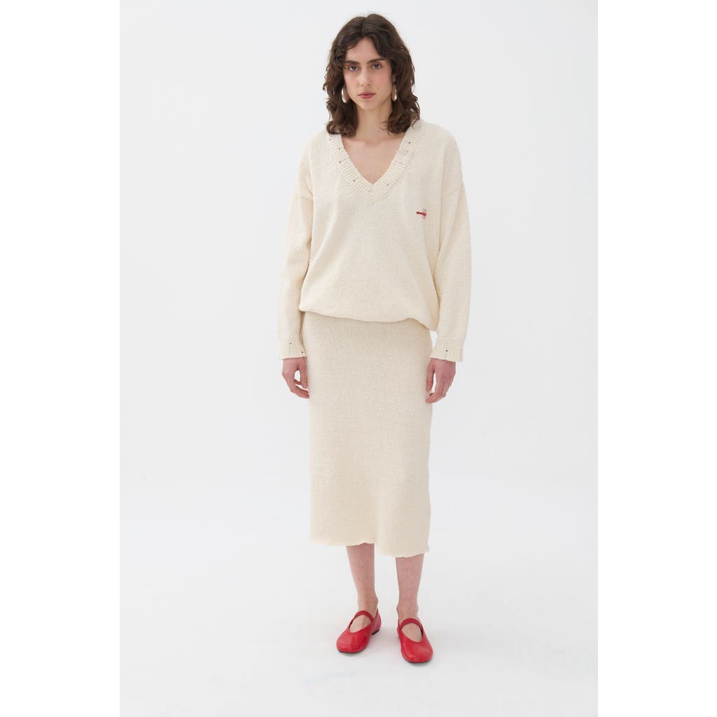 NOCTURNE NOCTURNE KNIT MIDI SKIRT