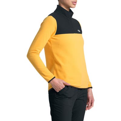 The North Face Tka Glacier Quarter Zip Fleece, Yellow