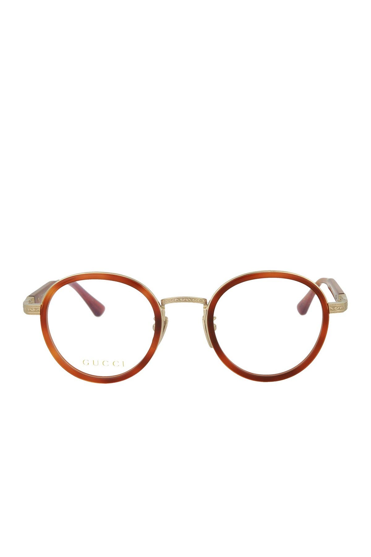 gucci round optical frames