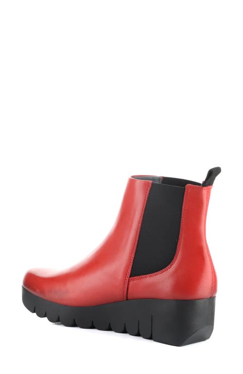 Shop Fly London Vaze Chelsea Boot In Red Burn