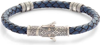Konstantino Men s Perseus Braided Leather Bracelet Nordstrom