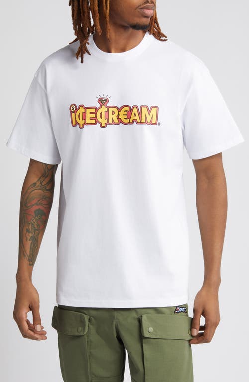 ICECREAM Word Graphic T-Shirt White at Nordstrom,