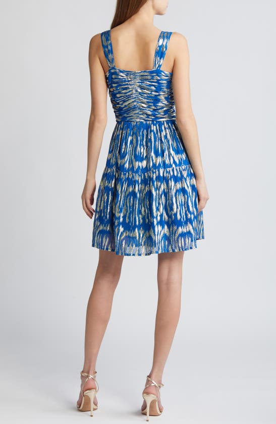 Shop Ciebon Mai Fit & Flare Dress In Blue