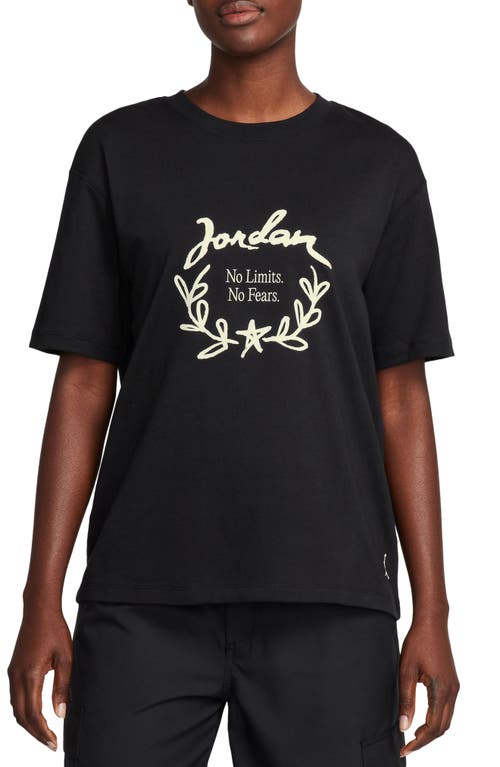 Jordan No Limits Graphic T-shirt In Black/sail