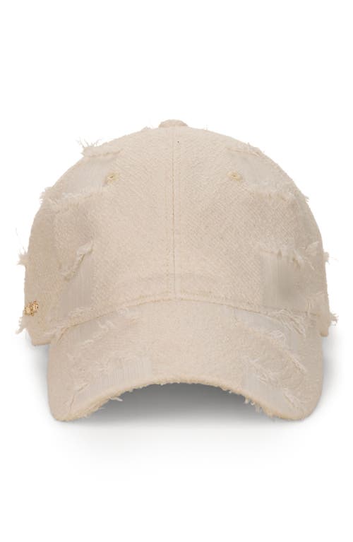 Shop Cult Gaia Frankie Baseball Cap In Off White