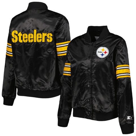 Starter Pittsburgh Steelers Midfield Satin Full-snap Varsity Jacket At  Nordstrom in Blue for Men