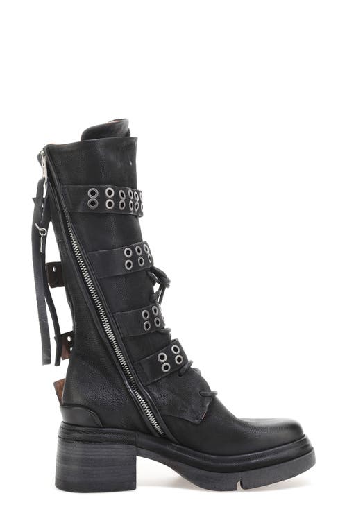 Shop As98 A.s.98 Ellington Strap Detail Boot In Black