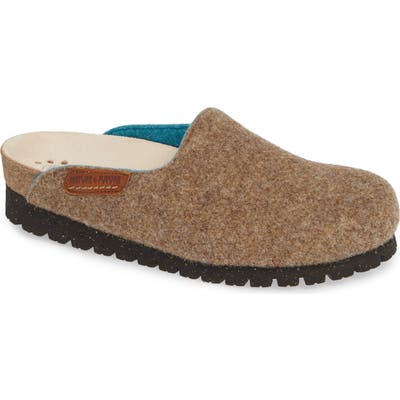 Mephisto Thea Boiled Wool Clog, Beige