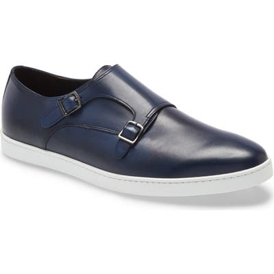 To Boot New York Lexington Double Monk Strap Shoe, Blue