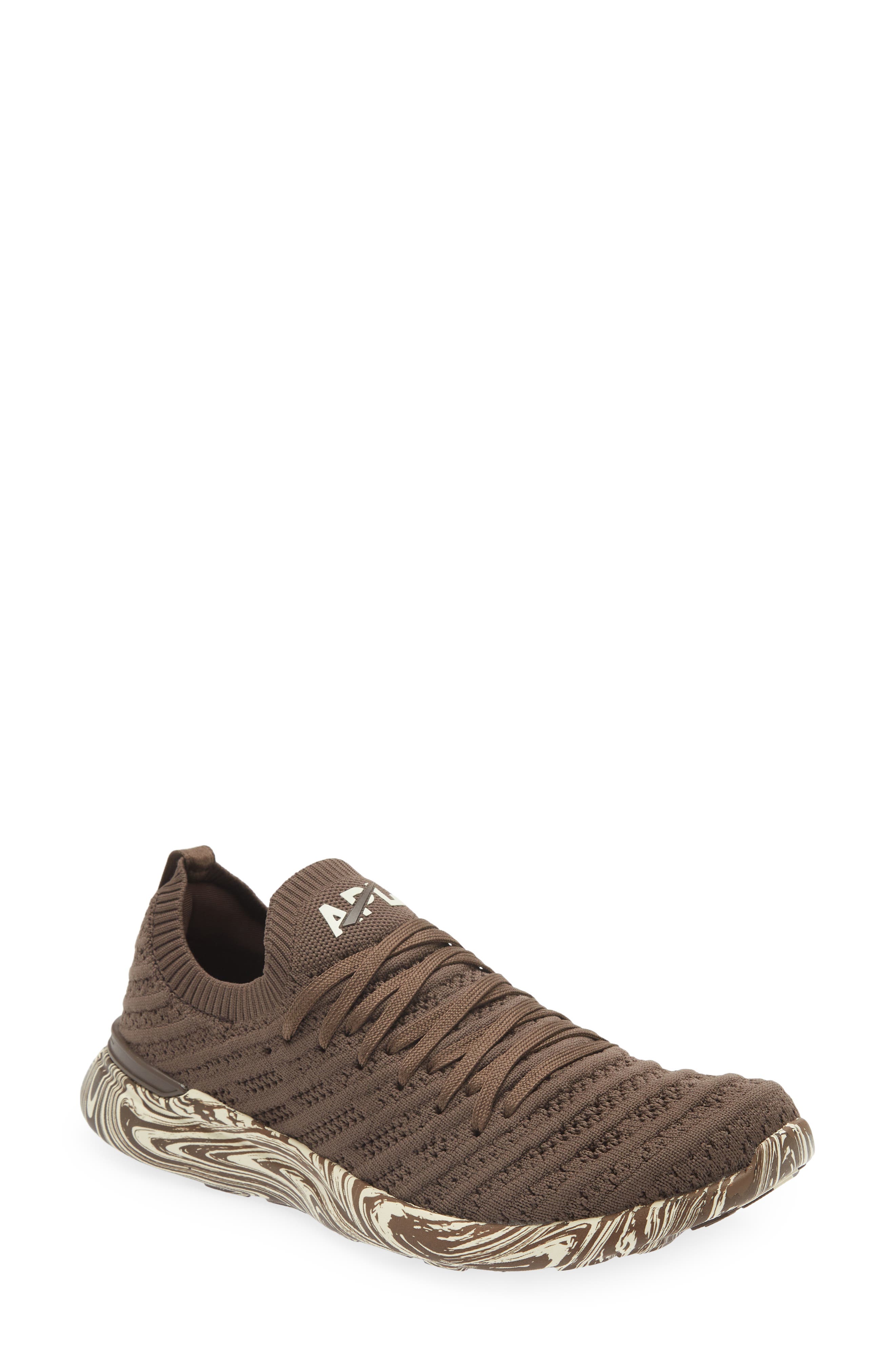 brown running shoes womens