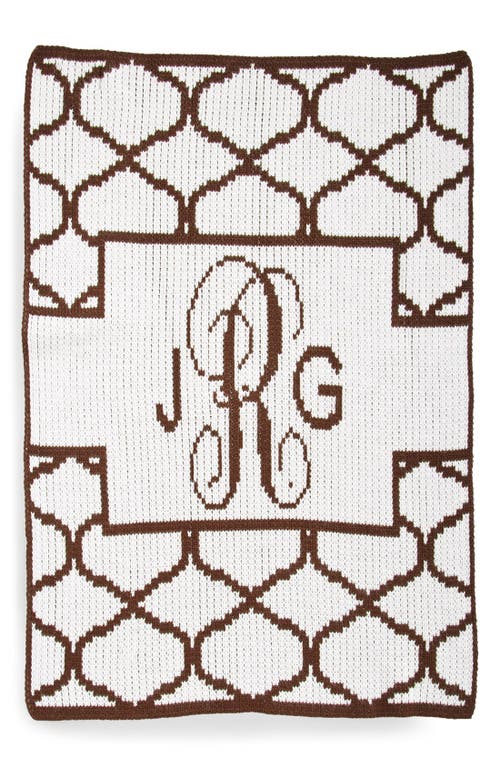BUTTERSCOTCH BLANKEES BUTTERSCOTCH BLANKEES LATTICE PERSONALIZED BLANKET 