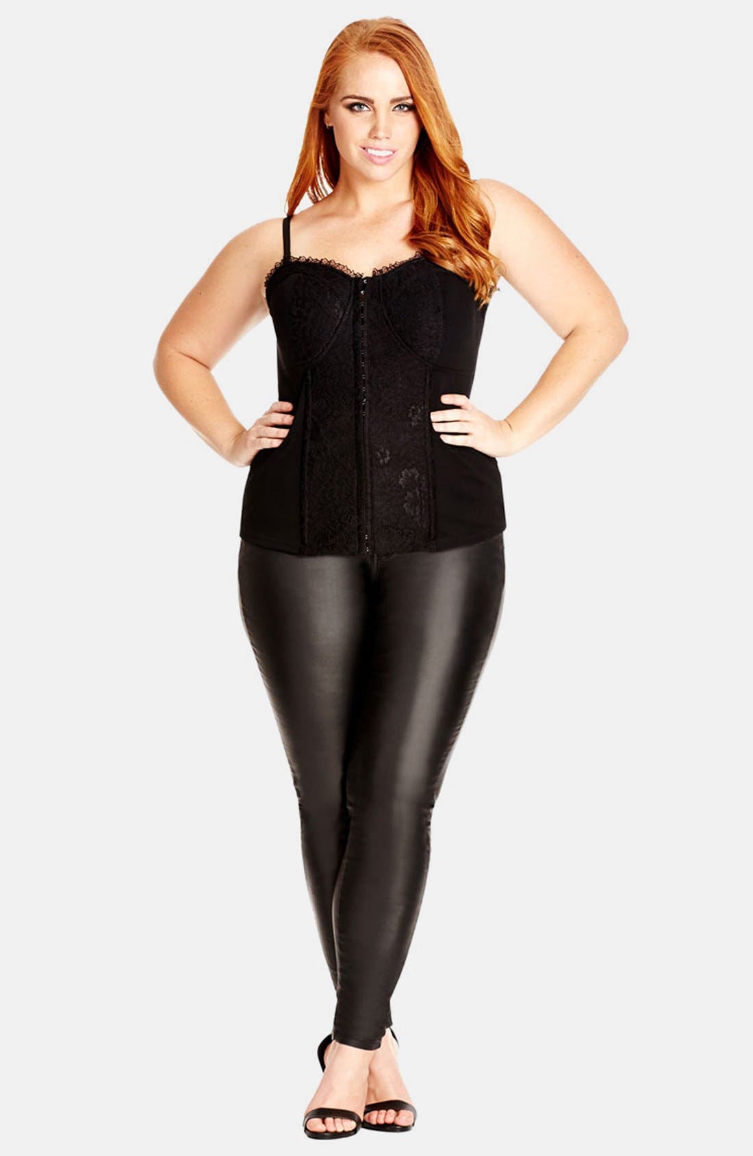 City Chic Bustier Top (Plus Size) Nordstrom