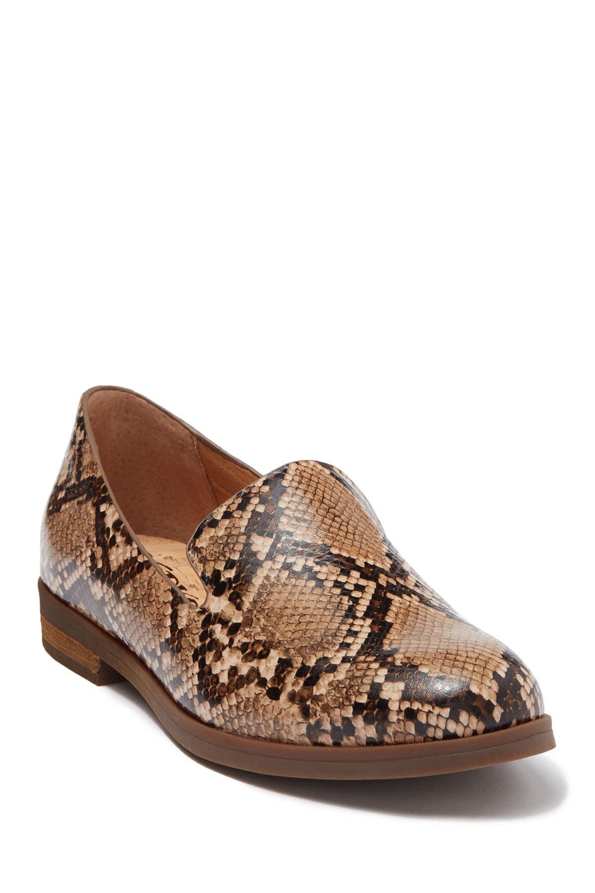 animal skin loafers