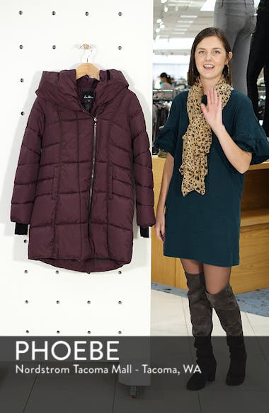 sam edelman pillow collar puffer coat