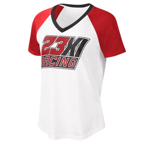 Women's G-III 4Her by Carl Banks Red/Navy St. Louis Cardinals Smash Raglan Long Sleeve T-Shirt Size: Medium
