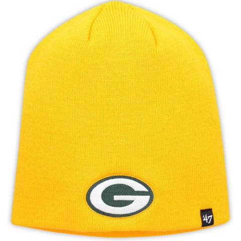 Green Bay Packers '47 Bering Cuffed Knit Hat with Pom - Green