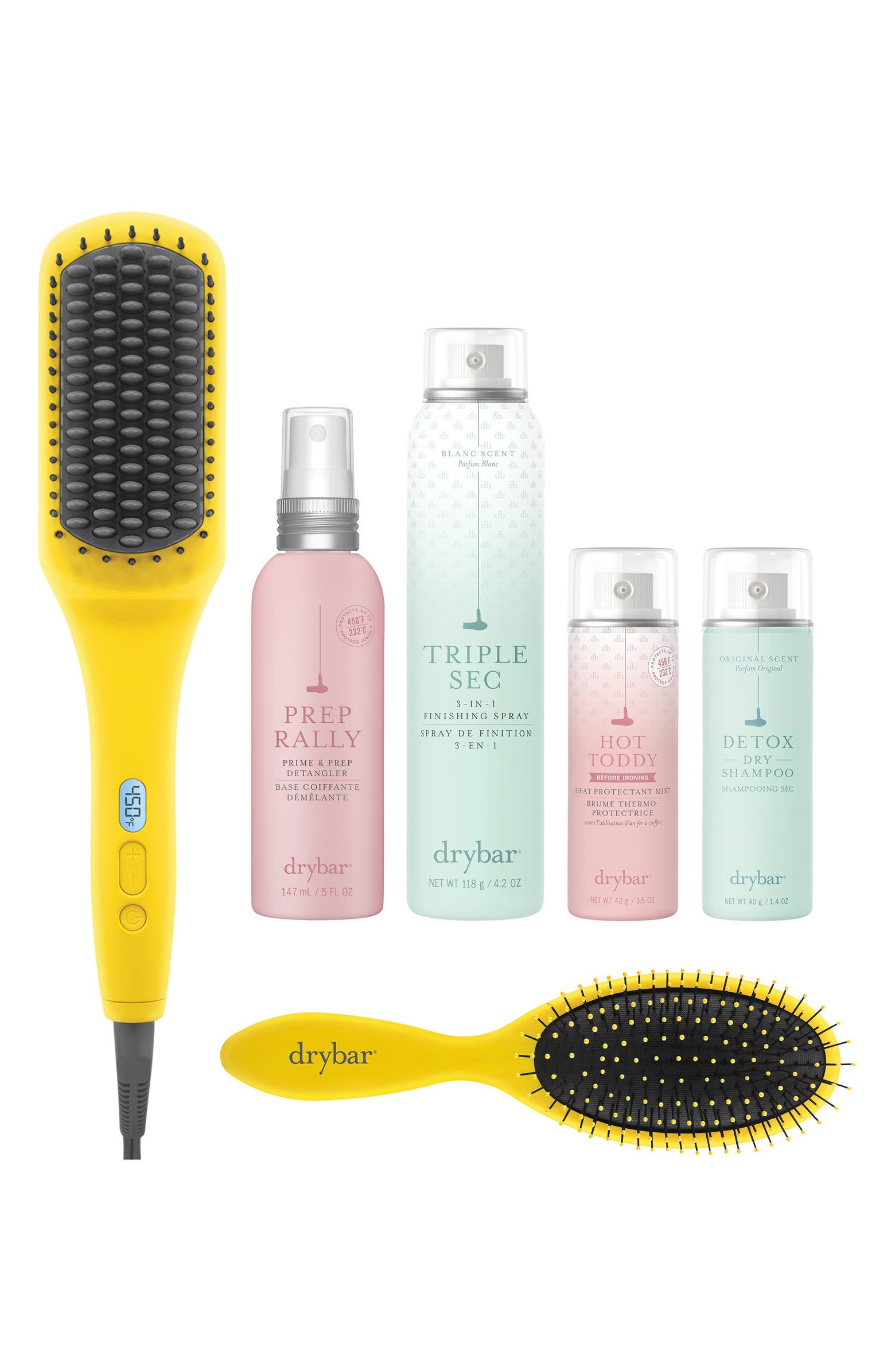 The Brush Crush Heated Straightening Brush Set by Drybar