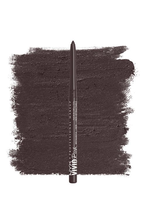Nyx Professional Makeup Vivid Rich Retractable Eyeliner Pencil In Smokin Topaz