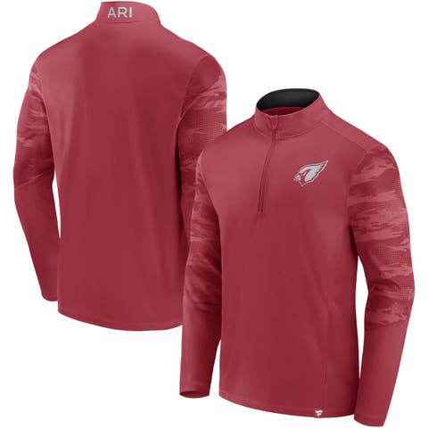 Men's Nike Cardinal/Gray Arizona Cardinals Mascot Performance Full-Zip  Hoodie