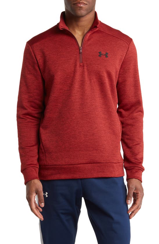 Under Armour Armour Half Zip Pullover In Stadium Red