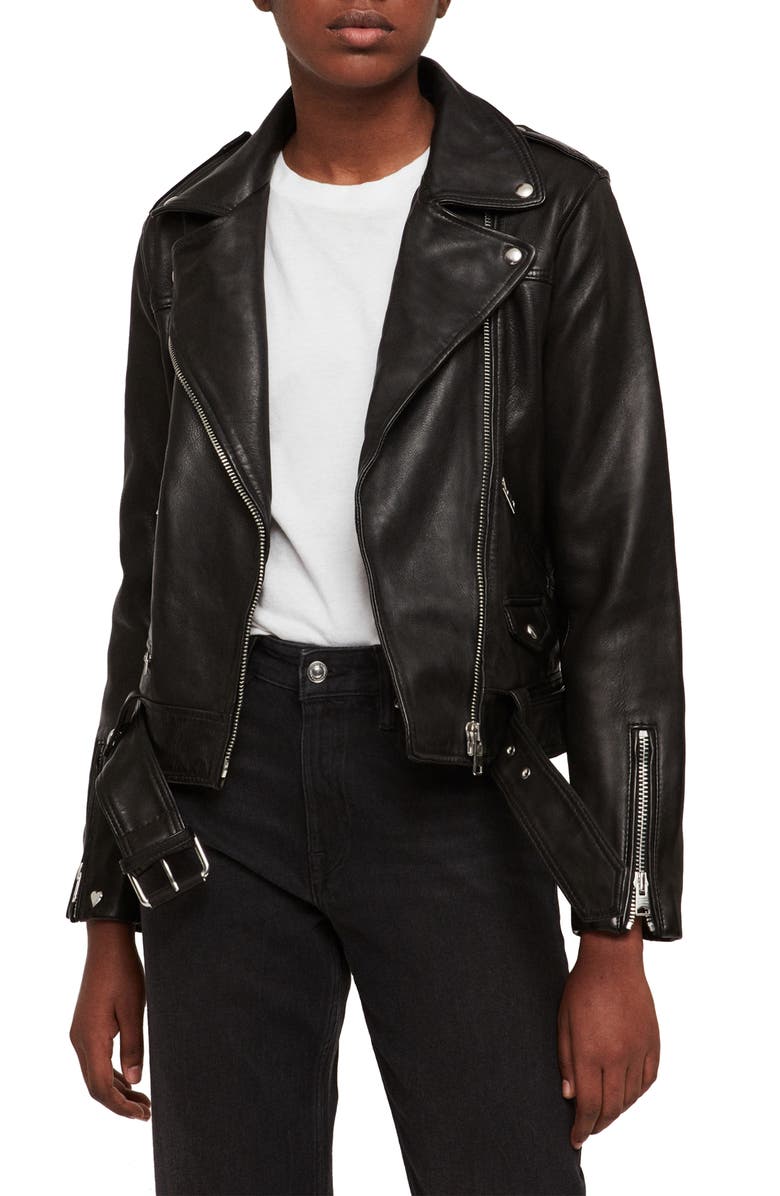 Estae Leather Biker Jacket