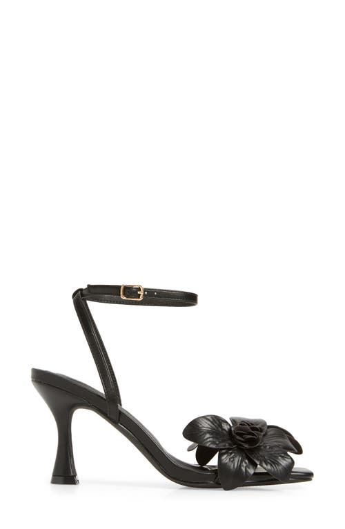 Shop Azalea Wang Eliseo Ankle Strap Sandal In Black