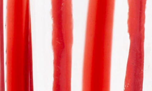 Vietri Nuovo Stripe Champagne Glass In Red