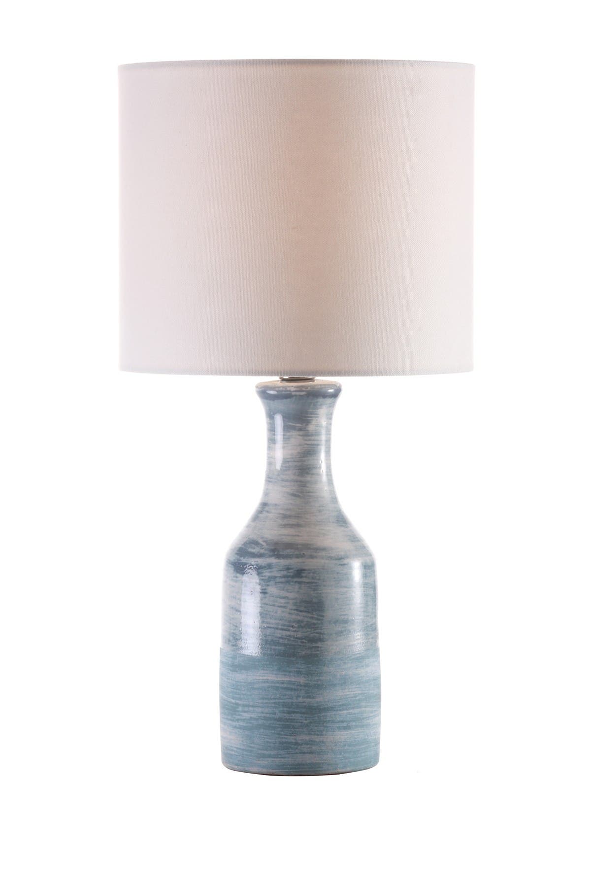 Shine Studio Blue & White Swirl Bungalow Table Lamp