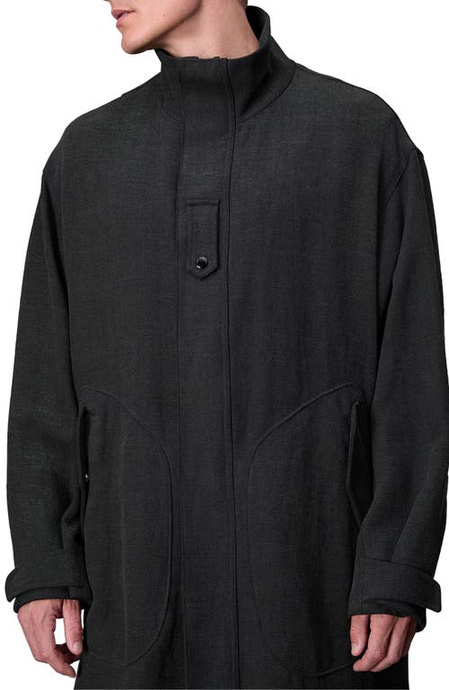 Shop Rag & Bone Falcon Wool & Linen Coat In Black