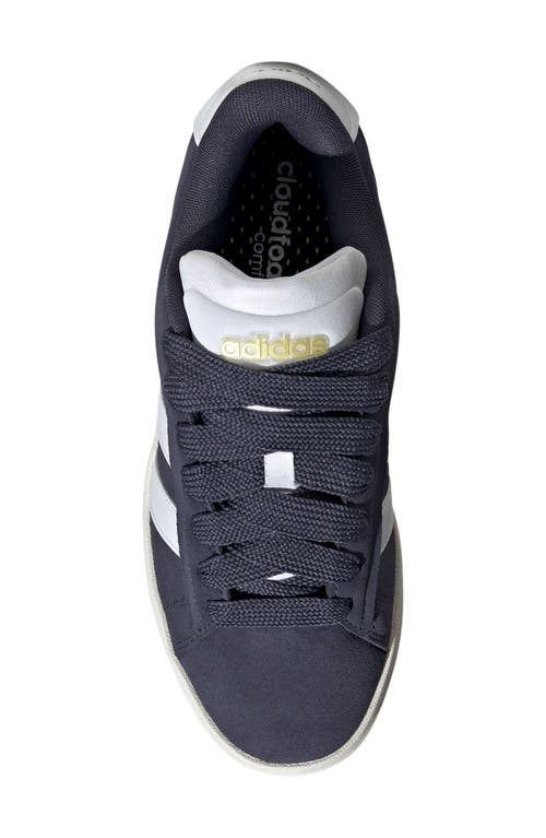 Adidas Originals Women's Grand Court Alpha Cloudfoam Lifestyle Comfort Casual Sneakers From Finish Line In Navy/white