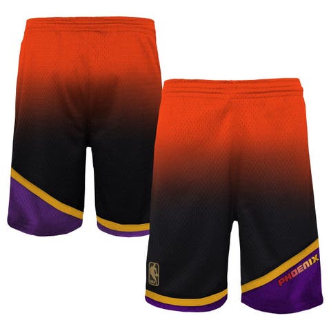 Denver Nuggets Mitchell & Ness Youth Hardwood Classics Throwback Big Face  Mesh Shorts - Blue