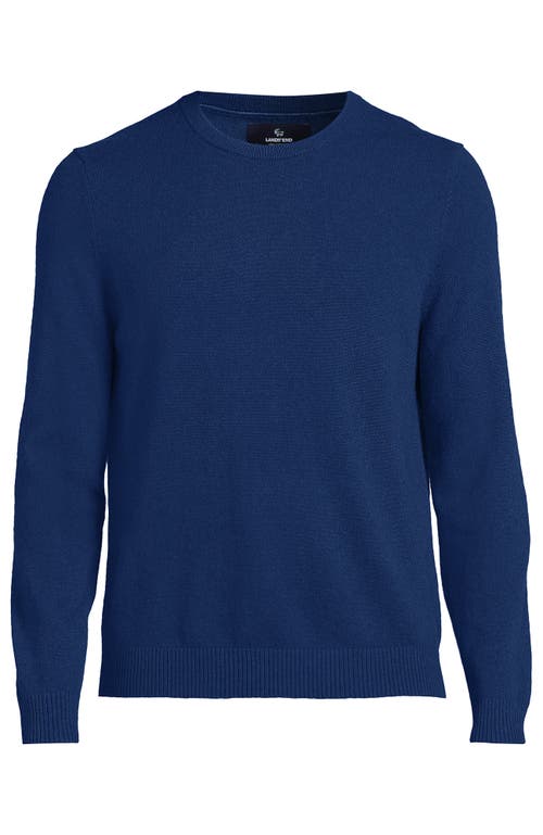 LANDS' END LANDS' END FINE GAUGE CASHMERE SWEATER 